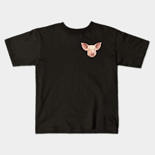 Pig Illustration Kids T-Shirt